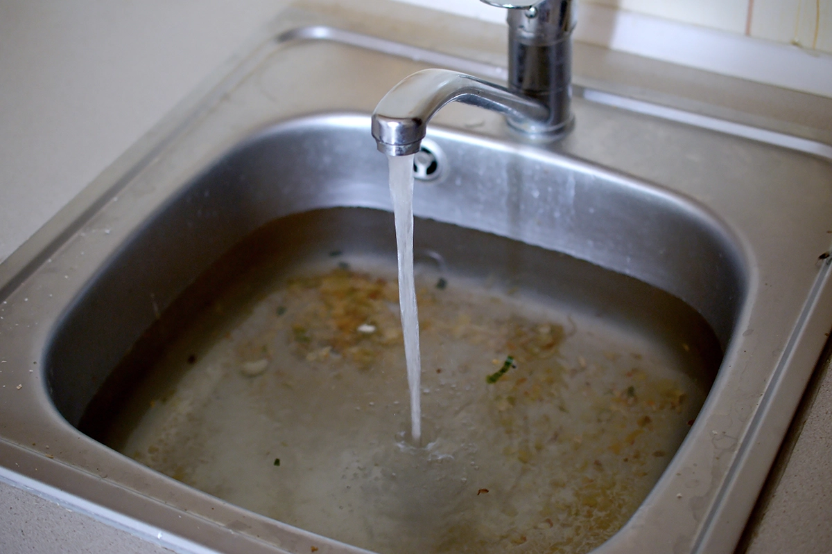 blocked sink - unclog sink